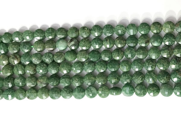 CCB752 15.5 inches 8mm faceted coin gemstone beads