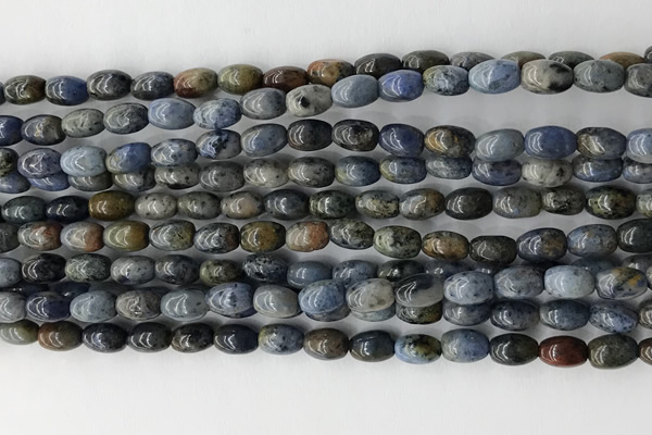 CCB806 15.5 inches 4*6mm rice dumortierite gemstone beads wholesale