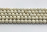 CCB823 15.5 inches 10mm round ivory jasper gemstone beads wholesale