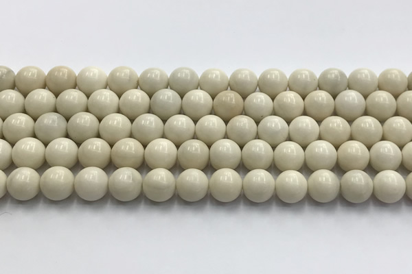 CCB823 15.5 inches 10mm round ivory jasper gemstone beads wholesale