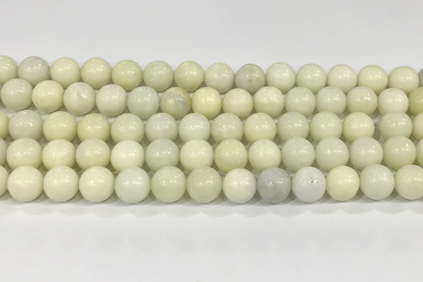 CCB830 15.5 inches 10mm round ivory jasper gemstone beads wholesale