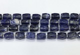 CCB889 11*15mm-12*16mm faceted cuboid sodalite beads wholesale