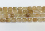 CCB892 11*15mm-12*16mm faceted cuboid citrine beads wholesale