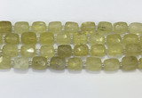 CCB895 11*15mm-12*16mm faceted cuboid quartz beads wholesale