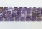 CCB897 11*15mm-12*16mm faceted cuboid ametrine beads wholesale