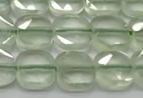 CCB906 15.5 inches 8*8mm faceted square prehnite beads