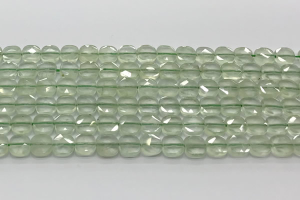 CCB906 15.5 inches 8*8mm faceted square prehnite beads