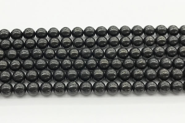 CCB966 15 inches 8mm round shungite gemstone beads wholesale