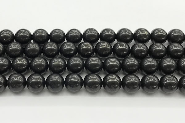 CCB968 15 inches 12mm round shungite gemstone beads wholesale