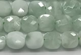 CCB974 15.5 inches 6*6mm faceted square angel skin beads