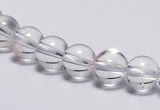 CCC02 15 inches 8mm round white crystal beads Wholesale