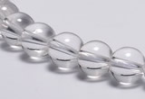 CCC03 15 inches 10mm round white crystal beads Wholesale