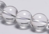 CCC04 15 inches 14mm round white crystal beads Wholesale