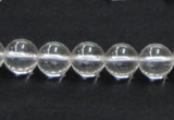 CCC203 15.5 inches 10mm round grade AB natural white crystal beads