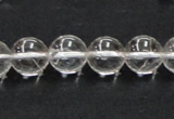 CCC204 15.5 inches 12mm round grade AB natural white crystal beads