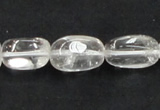 CCC222 10*16mm nugget grade AB natural white crystal beads