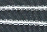 CCC258 15.5 inches 6mm round grade A natural white crystal beads