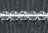 CCC280 15.5 inches 14mm round A grade natural white crystal beads