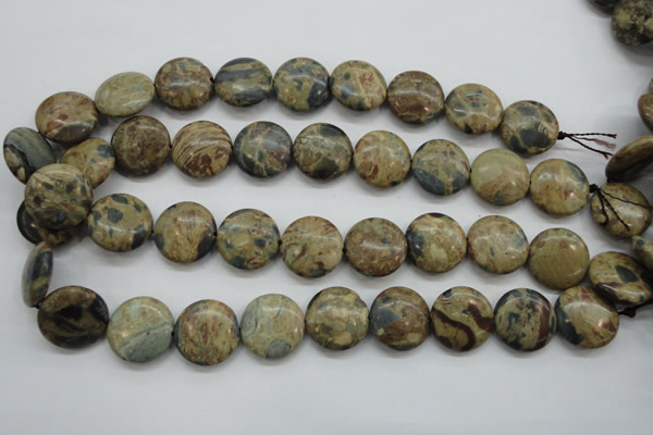 CCD04 15.5 inches 20mm flat round cordierite beads wholesale