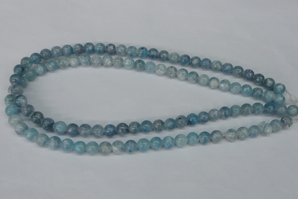 CCE51 15.5 inches 8mm round dyed natural celestite gemstone beads