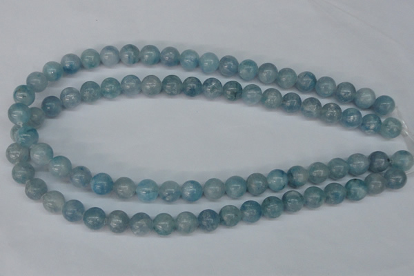 CCE52 15.5 inches 10mm round dyed natural celestite gemstone beads