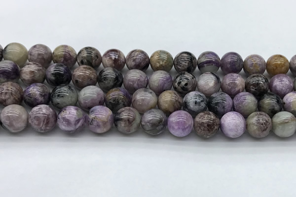 CCG134 15.5 inches 10mm round natural charoite gemstone beads