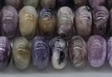 CCG136 15.5 inches 5*8mm rondelle natural charoite gemstone beads