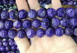 CCG146 15.5 inches 13mm round charoite gemstone beads