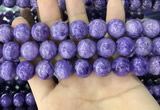 CCG152 15.5 inches 14mm round charoite gemstone beads