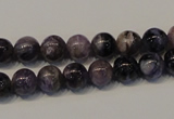 CCG26 15.5 inches 8mm round natural charoite gemstone beads