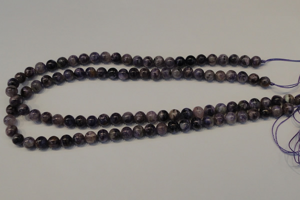 CCG26 15.5 inches 8mm round natural charoite gemstone beads