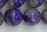 CCG304 15.5 inches 12mm round natural charoite gemstone beads