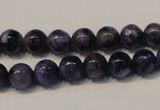 CCG31 15.5 inches 8mm round natural charoite gemstone beads