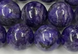 CCG312 15.5 inches 10mm round dyed charoite beads wholesale