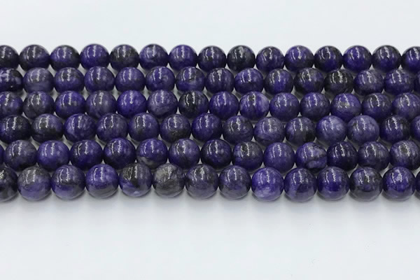 CCG316 15.5 inches 8mm round dyed charoite gemstone beads