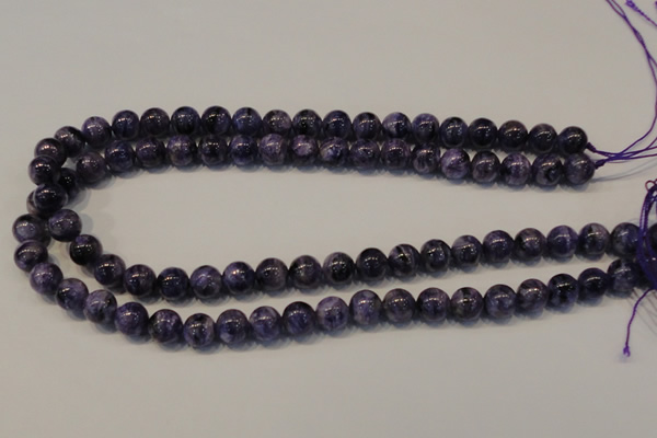 CCG32 15.5 inches 10mm round natural charoite gemstone beads