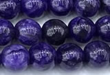 CCG325 15 inches 6mm round dyed charoite beads