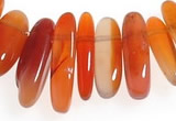 CCH07 16 inches red onyx chips gemstone beads wholesale