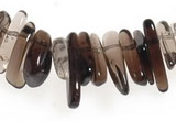 CCH15 16 inches smoky quartz chips gemstone beads wholesale