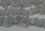 CCH205 34 inches 3*5mm blue chalcedony chips gemstone beads wholesale