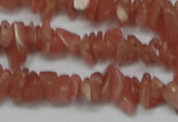 CCH209 16 inches 3*5mm rhodochrosite chips gemstone beads wholesale