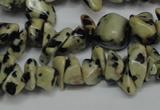 CCH228 34 inches 5*8mm dalmatian jasper chips gemstone beads wholesale