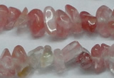 CCH237 34 inches 5*8mm cherry quartz chips beads wholesale