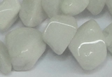 CCH285 34 inches 8*12mm milky jade chips gemstone beads wholesale