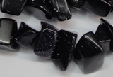 CCH302 34 inches 8*12mm blue goldstone chips gemstone beads wholesale