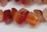 CCH303 34 inches 8*12mm red agate chips gemstone beads wholesale