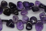 CCH315 15.5 inches 10*15mm amethyst chips gemstone beads wholesale