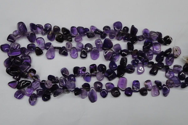 CCH315 15.5 inches 10*15mm amethyst chips gemstone beads wholesale