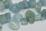 CCH319 15.5 inches 10*15mm aquamarine chips gemstone beads wholesale