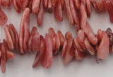 CCH400 15.5 inches 6*12mm - 8*18mm argentina rhodochrosite chips beads